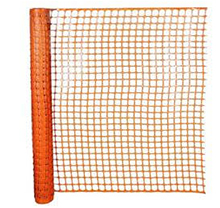 An Orange Color Pole With an Orange Net