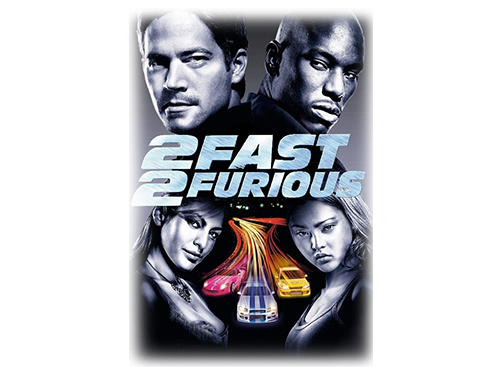 Fast and Furious Movie Poster With the Cast